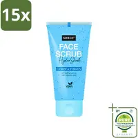 Sence 15 x - Alle Huidtypes - Gezichtsscrub - Exfoliërend - 150 ml - Grootverpakking - Vaatwasstrips - Gezichtsscrub - Exfoliëren - Huidverzorging - Huidscrub - Huidverzorging Voor Alle Huidtypes