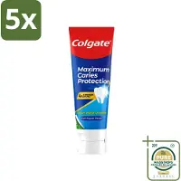 Colgate 5 x - Carries Protection - Met Calcium - Tandpasta - 75ml - Wasstrips - Gaatjes - Tandbederf - Tanden Beschermen - Tandpasta - Fluoride