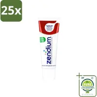Zendium 25 x – Tandpasta – Tandvlees Protect – 75 ml - Grootverpakking - Vaatwasstrips - Gevoelig Tandvlees - Tandvlees Bescherming - Natuurlijke Tandpasta - Milde Tandpasta - Fluoride