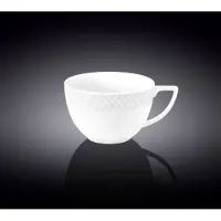 Wilmax England Jumbo Kop Wit Porselein 500 ml set van 2