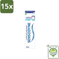 Sensodyne 15 x – Tandpasta – Complete Protection + Cool Mint – 75 ml - Grootverpakking - Vaatwasstrips - Gevoelige Tanden - Tandpasta - Mondverzorging - Tandgevoeligheid - Tandplak