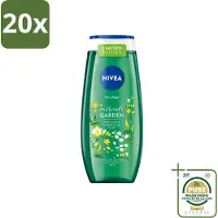 Nivea 20 x - Douchegel - Freesia & Groene Thee - 250 ml - Wasstrips - Douchegel Freesia Groene Thee - Douchegel Voor Huidverzorging - Frisse Geur Douchegel - Hydraterende Douchegel - PH-huidneutraal