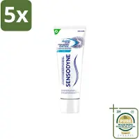 Sensodyne 5 x – Tandpasta – Rapid Relief – 75 ml - Wasstrips - Gevoelige Tanden - Tandpasta - Pijnverlichting - Tandgevoeligheid - Rapid Relief