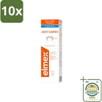 Elmex 10 x - Tandpasta - Anti Cariës Whitening - Dual Protective Shield - 75 ml - Wasstrips - Anti Cariës - Whitening - Tandpasta - Gaatjes Voorkomen - Remineralisatie