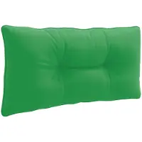 vidaXL Rugkussen PUTTEN 100% Polyester Groen 80 x 40 x 10 cm