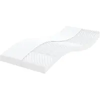 vidaXL Schuimmatras 7 zones hardheid 20 ILD 80x210 cm wit