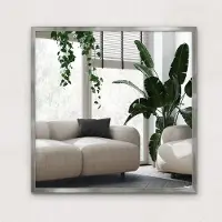 Wallfluent Minimalistische Spiegel - Wandspiegel - Decoratieve Spiegel - 50x50 cm