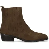 Stefano lauran Dames Enkellaarsjes 4128hl/x25060 - Bruin - Maat 39