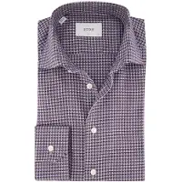 Eton Overhemden Slim Fit blauw Wrinkle-Resisrant