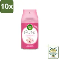 Air Wick 10 x - Luchtverfrisser Navulling - Kersenbloesem - Automatische Spray - 250 ml - Wasstrips - Kersenbloesem - Geur - Luchtverfrisser - Essentiële Oliën - Geurverspreiding