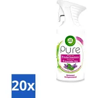 Air Wick 20 x Pure - Luchtverfrisser Spray - Essentiële Oliën - Lavendel - 250ml - Voordeelverpakking - 20 stuks