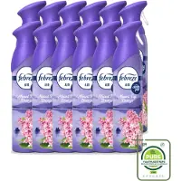 Febreze 12 x – Luchtspray – Mount Fuji Breeze – 185 ml - Grootverpakking - Vaatwasstrips - Luchtverfrisser Spray - Geurverwijdering - Geur Neutraliseren - Mount Fuji Geur - Frisse Geur