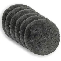 vidaXL Kussen 6 st HEERLEN Lichtgroen Ø 50 cm PV Fleece