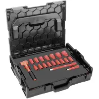 Cimco VDE 19-tlg.3/8 112864 Dopsleutelinzetset 3/8 (10 mm)