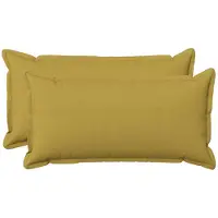 vidaXL Kussensloop 2 st HOUTEN Lichtgroen 40 x 80 cm Faux Linnen