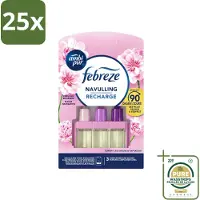 Ambi Pur 25 x - 3Volution - Navulling - Vleugje Bloesem - 20 ml - Wasstrips - Luchtverfrisser - Geurverspreider - Bloemige Geur - Geurwisseling - Geurblindheid