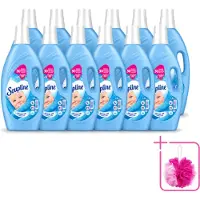 Soupline 12 x – Wasverzachter – Hemels Fris – 1,9 L - Bulkverpakking - Wasverzachter - Douchemop - Wasgoed