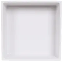 ZEZA Arte Nis Inbouw - 30x30x10cm - solid surface - mat wit SW1472199