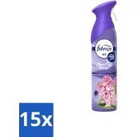 Febreze 15 x – Luchtspray – Mount Fuji Breeze – 185 ml - Voordeelverpakking - 15 stuks