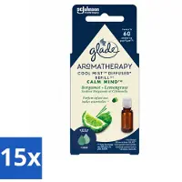 Glade 15 x – Aromatherapy Mist Diffuser Navulling – Calm Mind – 17,4 ml - Voordeelverpakking - 15 stuks