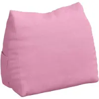 vidaXL - Rugkussen - Roze - 45 - x - 35 - x - 20 - cm - Stof