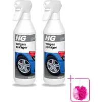 Hg 2 x - Velgenreiniger - Effectief & Snel - Ideaal Als Voorbehandeling Wasstraat - 500 ml - Bulkverpakking - Velgenreiniger - Douchemop - Autovelgenreiniger
