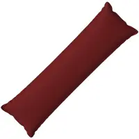 vidaXL Kussen met kussen HOUTEN Wijnrood 40 x 145 cm Faux Linnen