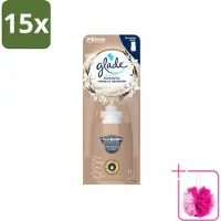 Glade 15 x - Sense & Spray - Romantic Vanillebloesem - 18 ml - Bulkverpakking - Romantische geur - Douchemop - Geurafgifte