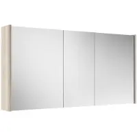 Saniclass Prime spiegelkast – 120x63x16 cm – Licht eiken