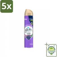 Glade 5 x - Luchtverfrisser Spray - Tranquil Lavender & Aloë - 300 ml - Grootverpakking - Vaatwasstrips - Luchtverfrisser - Frisheid - Lavendel - Aloë - Geur