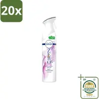 Febreze 20 x Spray - Zero % - Orchidee - Luchtverfrisser - 300ml - Wasstrips - Luchtverfrisser - Geuren Verwijderen - Orchidee Geur - Frisse Geur - Zero %