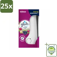 Glade 25 x - Houder Sense & Spray - Relaxing Zen - 18 ml - Grootverpakking - Vaatwasstrips - Geurverspreiding - Automatische Geur - Rustgevende Geur - Luchtverfrisser - Bewegingssensor