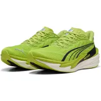 Puma Deviate NITRO 4 hardloopschoenen Groen Zwart AW26, Maat 46,5 - EUR
