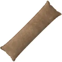 vidaXL Kussen met kussen HOUTEN Taupe 40 x 145 cm Microfiber Fleece