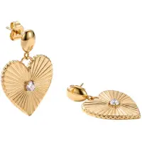 Purelei Oorbellen 'Shining Heart' goud