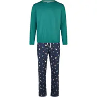 Happy Shorts Pyjama lang 'Christmas Giftbox' groen