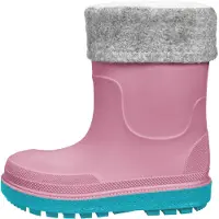 Playshoes Regenlaarzen grijs gemêleerd / orchidee