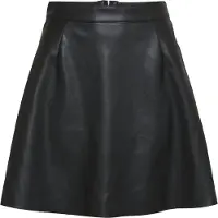 Vila Imitatieleren Skater Rok XS EU dames