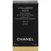 Chanel Vitalumiere Aqua Ultra-Light Makeup SPF15 10 Beige Foundation 30 ml Dames