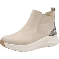 Tamaris Chelsea boots taupe / zwart