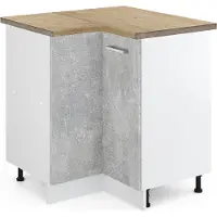 Vicco Hoekkast R-Line Beton 75.6 cm , WB Eik, Model 46194