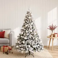 vidaXL Kunstkerstboom met Ballen 120 cm 150 LED's Warmwit