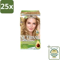 Garnier 25 x - Nutrisse Ultra Crème 9 - Haarkleuring - Zeer Lichtblond - Intens Voedend - Permanente Kleur - Wasstrips - Haarkleur - Haarverf - Voedend Haar - Permanente Haarkleur - Intense Kleur