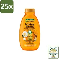Garnier 25 x - Loving Blends - Shampoo - Argan & Cameliaolie - Droog & Dof Haar - 300 ml - Wasstrips - Droog Haar - Dof Haar - Haarvoeding - Haarherstel - Arganolie
