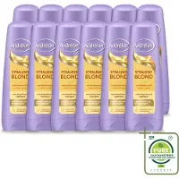 Unilever 12 x Andrélon Stralend Blond Conditioner - 200 ml - Grote verpakking - 12 stuks