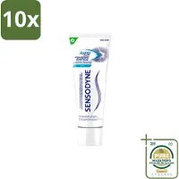 Sensodyne 10 x – Tandpasta – Rapid Relief – 75 ml - Wasstrips - Gevoelige Tanden - Tandpasta - Pijnverlichting - Tandgevoeligheid - Rapid Relief