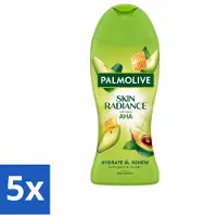Palmolive 5 x – Douchegel – Skin Radiance Avocado Honey – 250 ml - Voordeelverpakking - 5 stuks