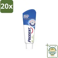 Prodent 20 x - Tandpasta - Cool Mint - Verfrissend - 75ml - Wasstrips - Tandpasta - Tandbederf - Tanderosie - Tandglazuur - Fluoride