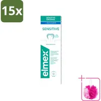 Elmex 15 x - Tandpasta - Gentle White - Triple Protection - 75 ml - Bulkverpakking - Tandpasta - Douchemop - Mondhygiëne