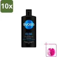 Syoss 10 x – Shampoo – Volume – 440 ml - Bulkverpakking - Volume shampoo - Douchemop - Fijn haar shampoo